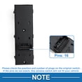 thumbnail image 4 of Interruptor de ventana eléctrica Unique Bargains No. 935703W300WK para el lado del conductor delantero izquierdo para Kia Sportage 2011-2015 Negro, 4 of 7