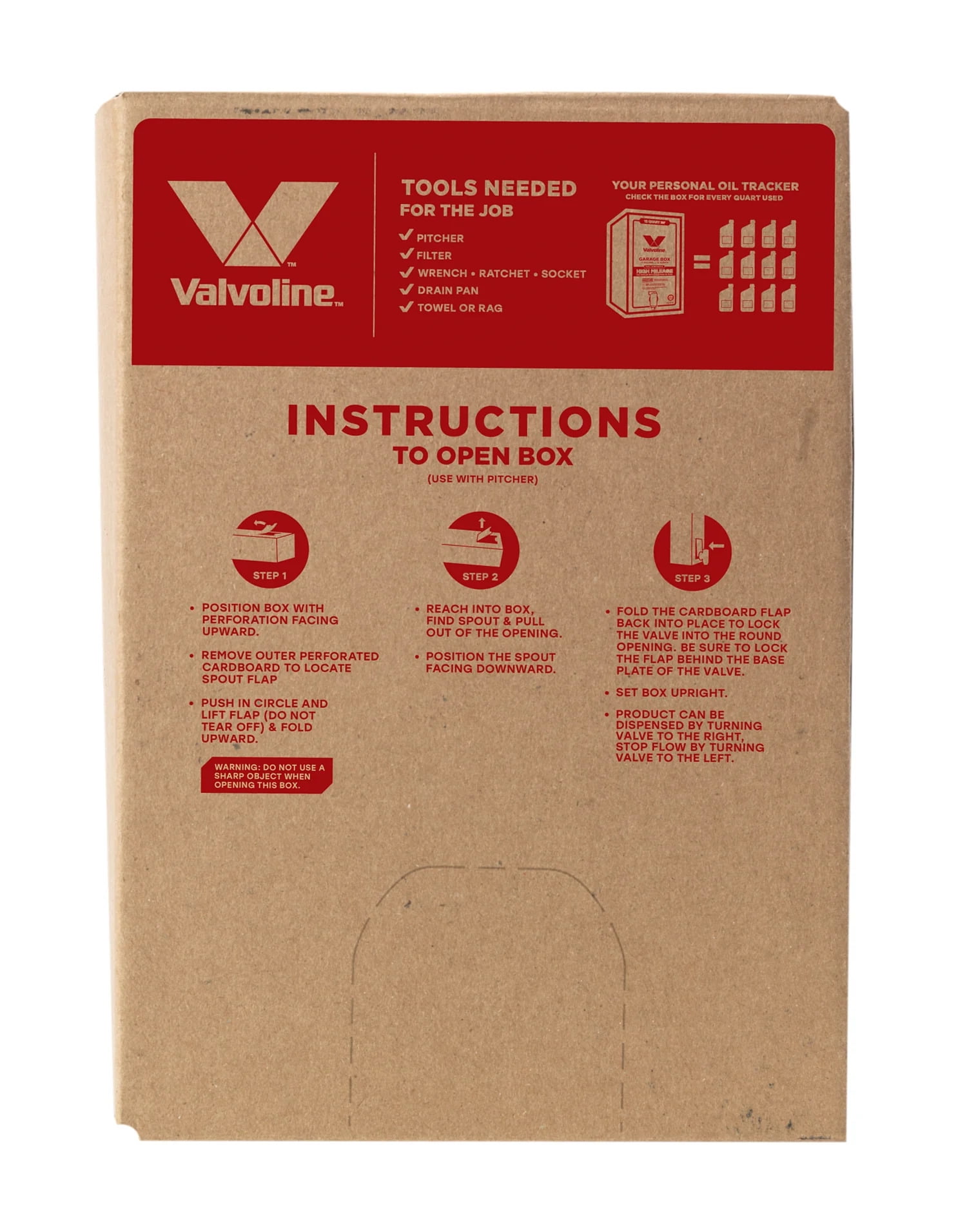 (5 pack) Valvoline Full Synthetic High Mileage with MaxLife Technology 5W-20 Motor Oil 12 QT Garage Box