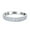 Silver, variant on Simulated Cubic Zirconia Size-5 Half Eternity Band Wedding Ring Round 925 Sterling Silver
