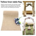 thumbnail image 2 of NUZYZ Party Table Runner Jute Fabric Boho Style Stain-Proof Home Decor DIY Crafts Reusable Table Protection Decoration Prom Banquet Table Runner for Weddings Parties Gardening,3M, 2 of 7