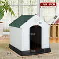 "CL.HPAHKL Large Indoor/Outdoor Dog House, Waterproof, Ventilated, Raised Floor, Easy to