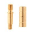 thumbnail image 4 of Almencla Pool Cue Joint Screw Billiards Cue Accessory Sturdy Metal Extension Hardware 12mmx49mm 12.5x35mm, 4 of 8