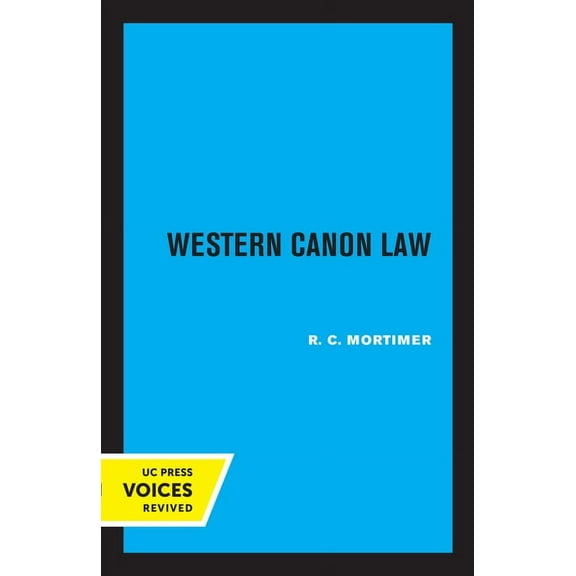 Western Canon Law, (Paperback)