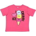 thumbnail image 3 of Inktastic I Love Ice Cream with Cute Ice Cream Cone Boys or Girls Toddler T-Shirt, 3 of 5
