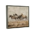 thumbnail image 4 of Stupell Industries Rustic Herd of Horses Animals & Insects Painting Gray Floater Framed Canvas Art Print Wall Art, 31 x 25, 4 of 10