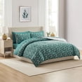 thumbnail image 2 of LammaLoe King Size Comforter Set, 7 Piece Botanical Bed in a Bag , Reversible Bedding Comforter Set with Sheets, Modern Bed Set, Gentle Pine/Cloudstone, 2 of 7