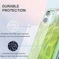 thumbnail image 3 of Dteck iPhone 11 Full Body Case with Built-in Screen Protector Gradient Shockproof Protective Girls Women Heavy Duty Phone Case for iPhone 11 6.1 inches 2019,Green, 3 of 7