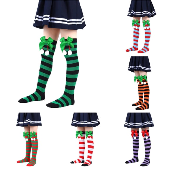 HNMKIU Kids Socks Boys Girls Warm Novel Children Cute Stocking For Holiday Hot Pink,One Size