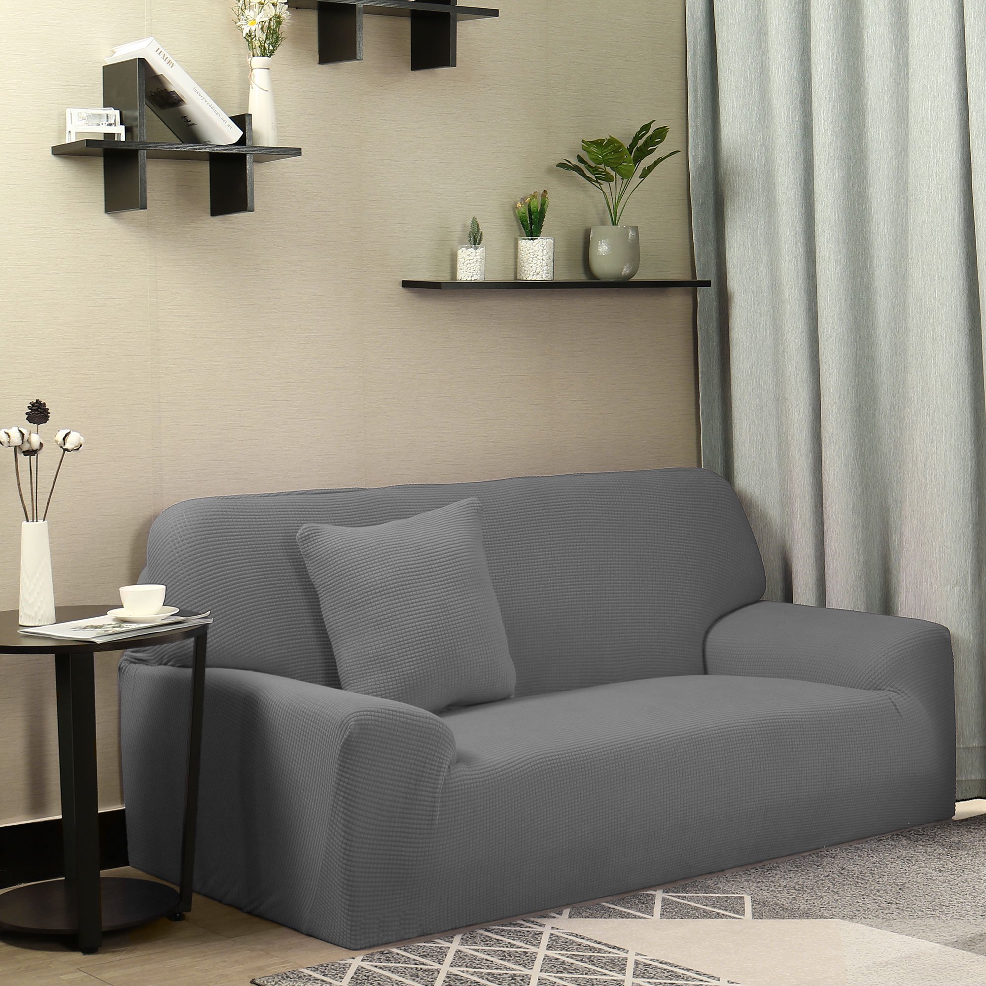 Jacquard Sofa Covers 1 Piece 1 2 3 4 Seaters Couch Cover Home