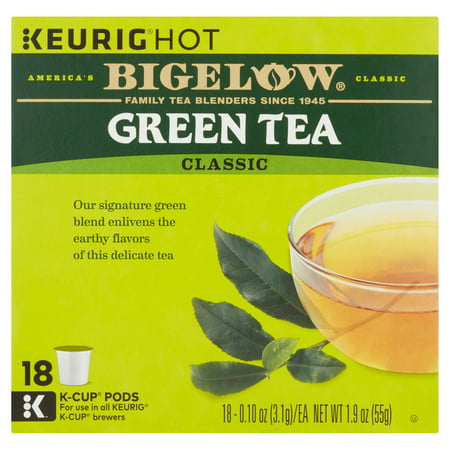 Bigelow ® Classic Thé Vert 18 à 0,10 onces. Cosses K-Cup