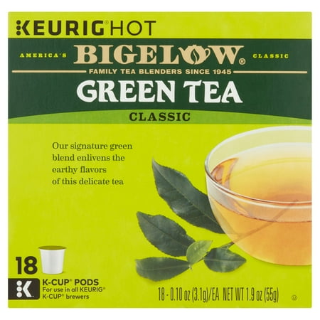 Bigelow ® Classic Thé Vert 18 à 0,10 onces. Cosses K-Cup