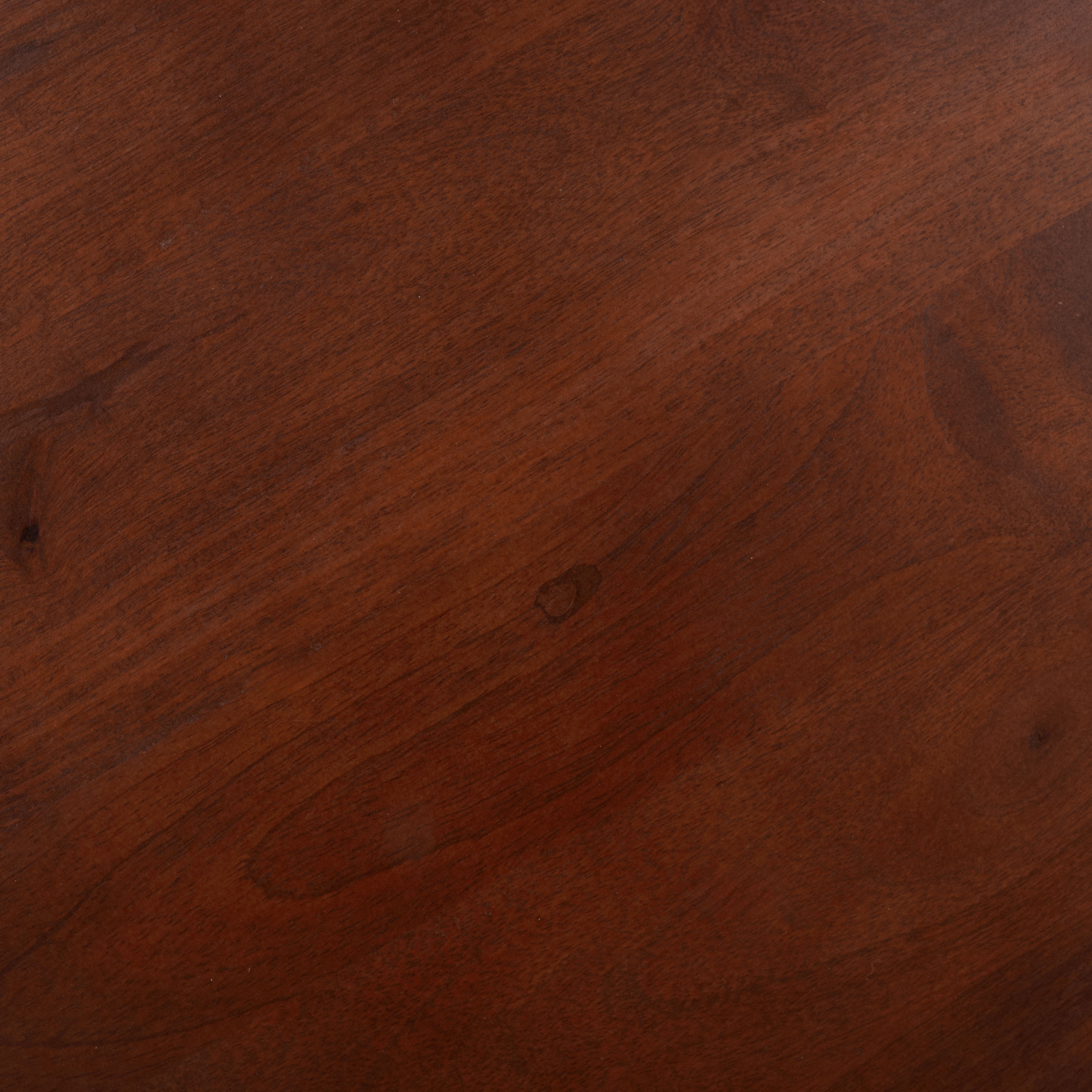 Safavieh Ignacio Modern Wood Round End Table, Walnut