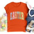 thumbnail image 4 of Plebaso T-Shirts de Pâques pour Femmes Manches Courtes Graphiques Hauts Imprimés Décontractés Mode pour Femmes, 4 of 6