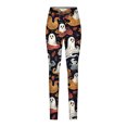 thumbnail image 4 of QATAINLAV Women Halloween Costumes, Legging for Women Tummy Control Butt Lift High Waist Running Pants Funny Graphic Print Athletic Skinny Trousers Sales for Today Multicolor L, 4 of 7