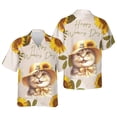 thumbnail image 3 of Happy Women's Day Scottish Fold Sunflower Vintage Proud Mom Hawaiian Shirt Breathable Summer Unisex Merch Cat Lover Kitten Owner Gifts - 02030, 3 of 6