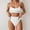 White, variant on Womens High Waisted Swimsuits Bottom Padded Bathing Suits Bikini Sets Top Two Piece Swimwear Swimming Suits for Teens with Shorts Swim Top Women with Bra Swim Romper Sunflower Swimsuit Top plus Size