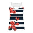 thumbnail image 4 of Neewe Tank Tops for Women Summer V Neck T Shirts Trendy Sleeveless Printed Tee Loose Fit 2026 Fashion, 4 of 5