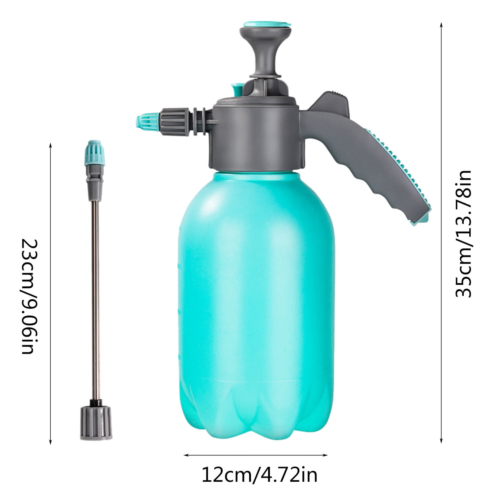 (Clearance) BNNG Handheld Garden Pump Sprayer, Lawn & Garden Pressure Water Spray Bottle with Adjustable Nozzle, for Plants and Other Cleaning Solutions
