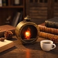 thumbnail image 4 of Round Flame Decorative Lamp, Fireplace Mantel Decor, Battery Operated Hanging Light, Ambient Lighting Lamp, 3.5X3 Inch Simulated Fire Accent Light, Freestanding Or Hanging Warm, 4 of 4