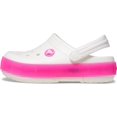 thumbnail image 1 of Crocs Niños Crocband Zueco Chevron con Cuentas Blanco Rosa Talla 5 para Niños Pequeños, 1 of 2