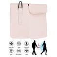 thumbnail image 3 of Deago Security Pouch Faraday Bag Cell Phone Anti-Tracking Anti-Spying GPS RFID Signal Blocking Bag Shielding Pouch Wallet Case for Cell Phone Privacy Protection Car Key (Beige), 3 of 10