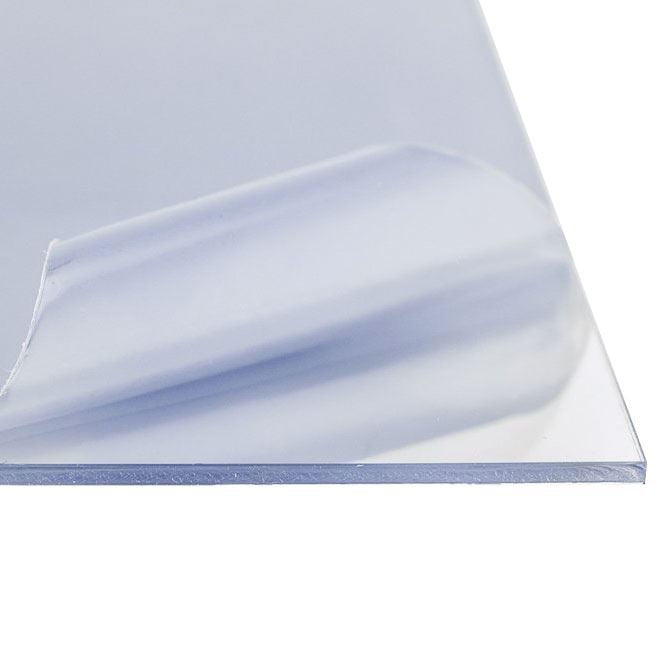 Clear Acrylic Plexiglass 1/4" x 24" x 24” Plastic Sheet