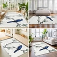 thumbnail image 4 of Area Rugs 5'x7', Spring Birds Carpet Runner Indoor Outdoor Rugs Home Decor Aesthetic, Vintage Botanical Branch Art Non Slip Mats Washable Accent Rug for Living Room Bedroom, 4 of 8