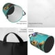 thumbnail image 2 of Balery Stylish Sunglasses Iguana Cesta de ropa redonda con asas, impermeable, independiente, para ropa, juguetes, dormitorio y familia-Small, 2 of 6