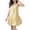 /c139Yellow195, variant on Toddler Baby Girls Dresses Crew Neck Sleeveless Solid Color Summer Lightweight Festive Party Bud Funny Photo Shot Dress,Yellow,5-6 Years