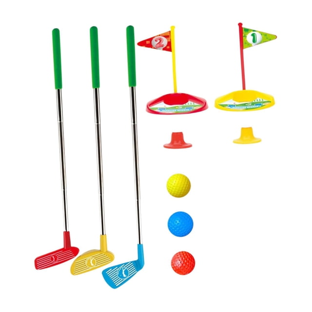 Juguete de palo de golf para niños,Juego de palos de golf retráctiles para niños. Regalos., de golf para niños,ejercicio activo y versátil.,Juguetes de golf para interiores