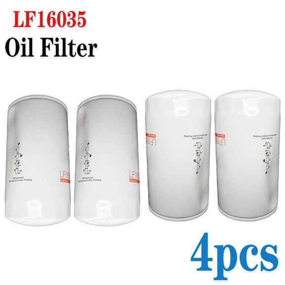 (4Pack ) LF16035 Oil Filter Fits For Cummins 5.9L 6.7L 1989-2018