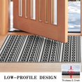 thumbnail image 3 of Bohemian Retro Floral Non-Slip Entryway Door Mat,Boho Indoor Decor Durable Low Plush Door Mat,Washable Welcome Rug for Patio Hallway Home Decor 17x30 Inches, 3 of 7