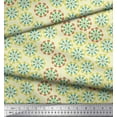 thumbnail image 2 of Soimoi Poly Georgette Fabric Artistic Floral Print Sewing Fabric Yard 52 Inch Wide, 2 of 3