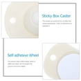 thumbnail image 3 of Roue Auto-Adhésive en ABS Blanche pour Boîte de Rangement Usage Domestique avec Grande Capacité de Charge 8 Pcs, 3 of 9