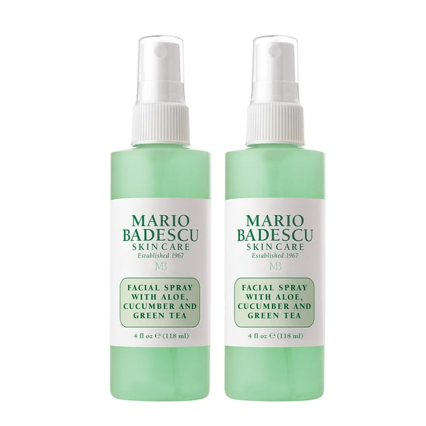 Face Mist Mario Badescu, spray facial, aloe, pepino, té verde