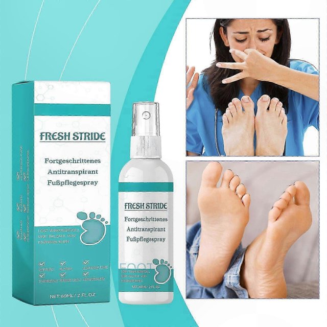 Sweat Control Spray for Feet, Armpits & Hands, Odor Eliminator and Antiperspirant Solution for Excessive Moisture Management