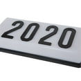 thumbnail image 3 of Yosemite Home Decor 2 Lights Exterior Lighting in White Frame with Black Numbers, 3 of 4