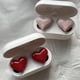 thumbnail image 2 of Wireless Bluetooth Headphones Heart Shaped Earphones Heart Earbuds Girl Gift, 2 of 4