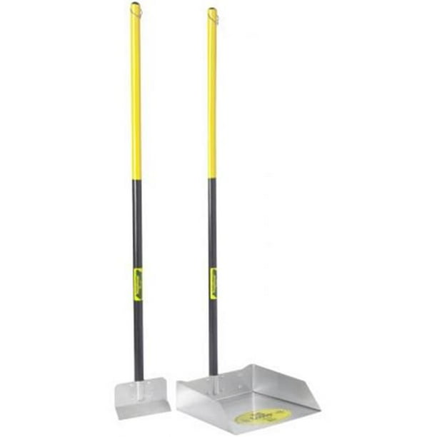 Flexrake 67W The Scoop Poop Scoop & Spade with Wood Handle Walmart