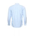 thumbnail image 3 of Striped Button Down Collar Shirt Blue and White Cotton Medium, 3 of 4