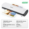 thumbnail image 3 of Bisofice SL988 Desktop Laminator Machine Set A4 Size 6IN1 Multifunctional Hot and Cold Lamination 2 Roller System 9 inches Max Width with Paper Trimmer Rounder Hole Puncher Binding Hoop Sui, 3 of 7