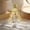 Yellow, variant on Glass Christmas Tree,Mini Small Tabletop Crystal Christmas Tree Figurines Home Decor,Collectible Art Glass Christmas Tree Statue for Bedroom, Collector's Item