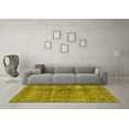 thumbnail image 3 of Ahgly Company Indoor Rectangle Persian Yellow Bohemian Area Rugs, 5' x 8', 3 of 4