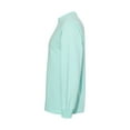 thumbnail image 3 of American Apparel Men's Long Sleeve Tee | 6 oz Fleece Crewneck Sweatshirt | 6 Pack, Celadon, Size S, 3 of 5