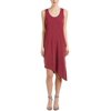 Splendid Women's Sandwash Layered Dress Cranberry Dress SZ LG