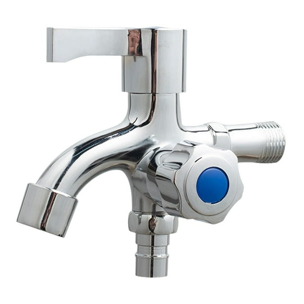 Grifo para lavadora, grifo para lavandería, rosca G1/2, fácil instalación, resistente, grifo para lavadora de agua para el hogar Apertura lateral de aleación