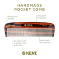 thumbnail image 5 of Kent 12T All Coarse Hair Detangling Comb Wide Teeth Pocket Comb for Thick Curly Wavy Hair. Hair Detangler Comb for Grooming Styling Hair Beard and Mustache. Saw-Cut Hand Polished. Handmade in England, 5 of 24