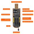 thumbnail image 4 of Aceirmc Soic8 Sop8 Flash Chip Ic Clips De Prueba Socket Adpter Programador Bios + Ch341A 24 25 Series Eeprom Flash Bios Módulo Programador Usb (Doble Clip+Usb), 4 of 5