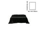 thumbnail image 3 of Sábanas de Seda de Lujo | Negras | 168 X 224 Cm | Lavables y Fáciles de Cuidar | 1 Unidad, 3 of 6