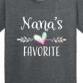 thumbnail image 4 of Inktastic Nana's Favorite Heart Grandchild Youth T-Shirt, 4 of 5